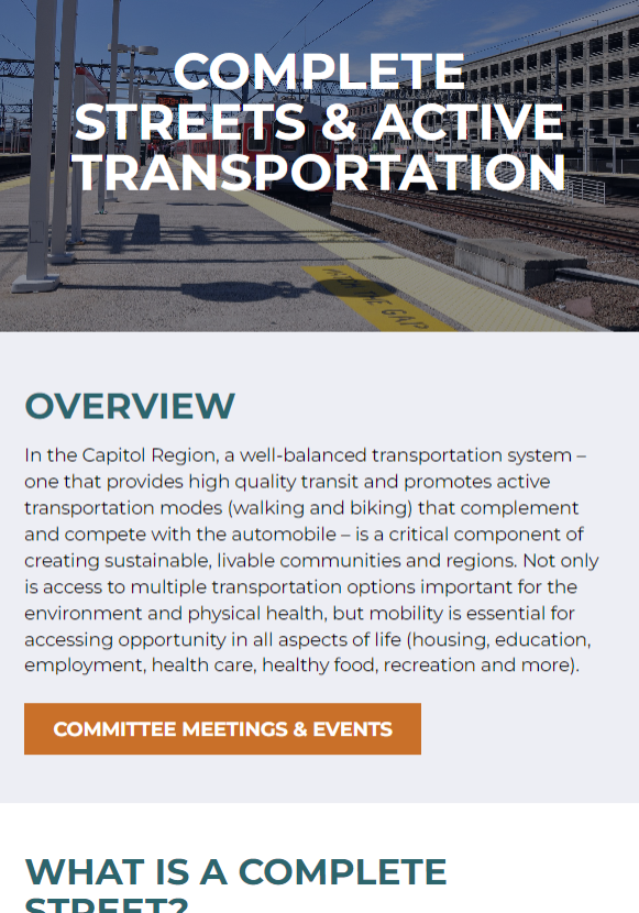 Complete Streets Webpage
